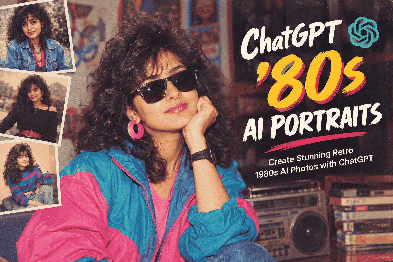 ChatGPT '80s AI Portraits: Create Stunning Retro 1980s AI Photos with ChatGPT